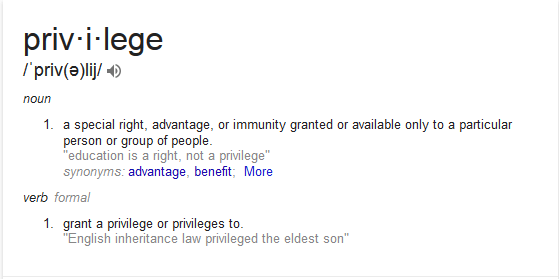 My Thoughts on&nbsp;Privilege